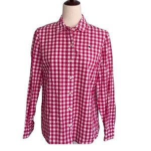 Vineyard Vines Pink Gingham Check Button Down Shirt - 8